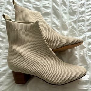 Joie Knit Block Heel Boots
